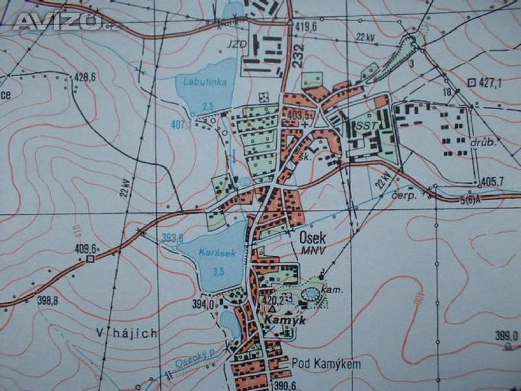 Foto inzerátu Vojenská profesionální tajná mapa Stupno 1:25