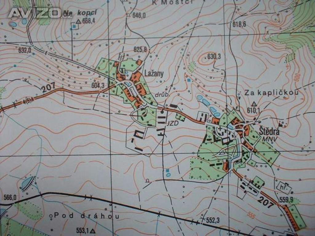 Foto inzerátu Vojenská profesionální tajná mapa Štědrá 1:25