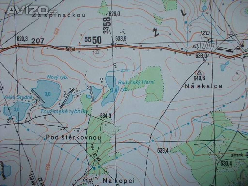 Foto inzerátu Vojenská profesionální tajná mapa Štědrá 1:25