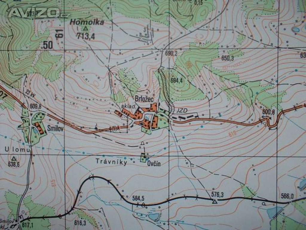 Foto inzerátu Vojenská profesionální tajná mapa Štědrá 1:25