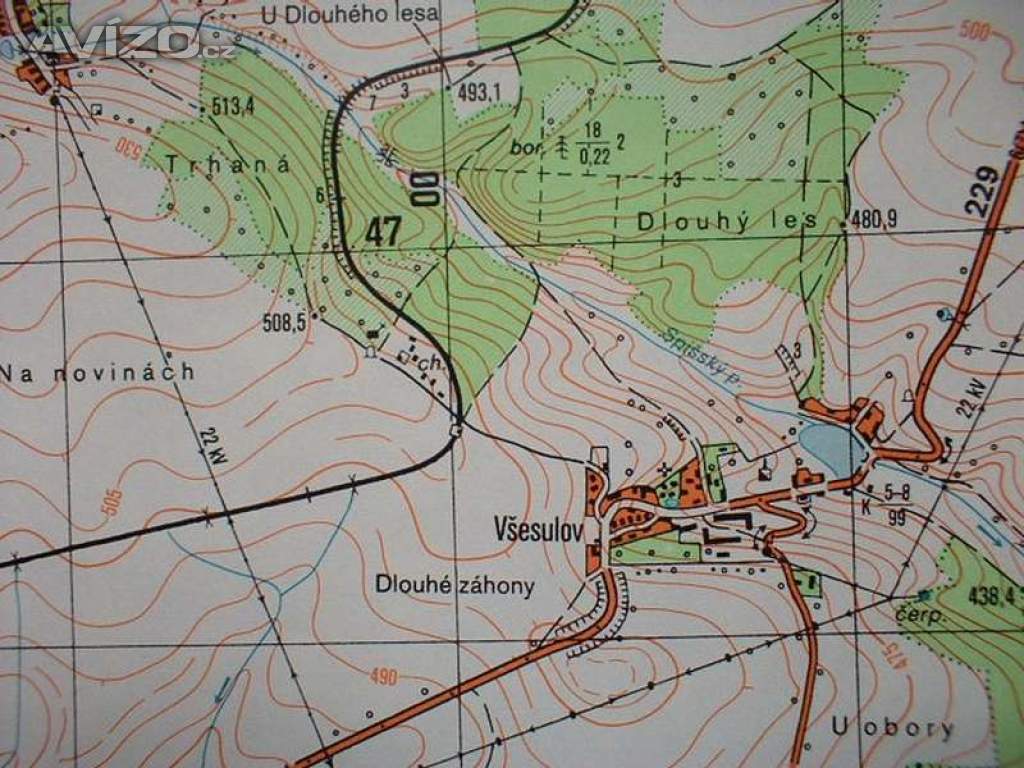 Foto inzerátu Vojenská profesionální tajná mapa Čistá 1:25