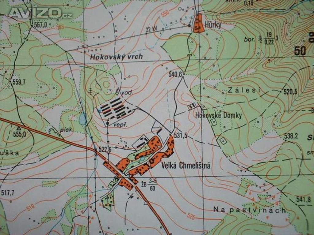 Foto inzerátu Vojenská profesionální tajná mapa Čistá 1:25