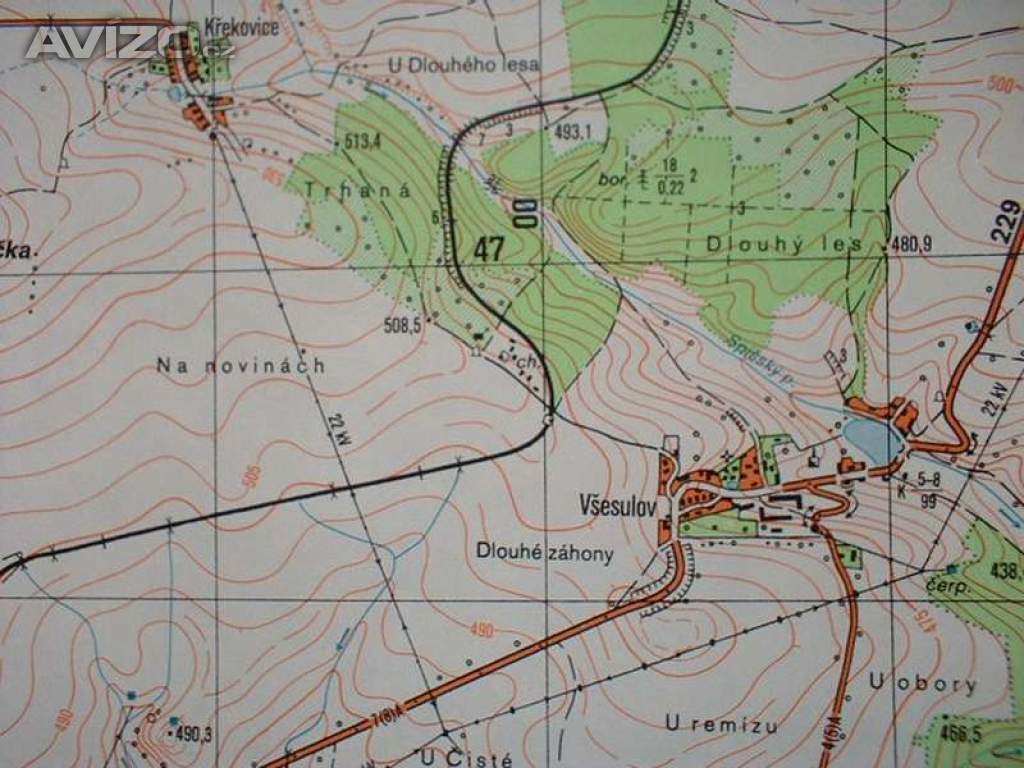 Foto inzerátu Vojenská profesionální tajná mapa Čistá 1:25