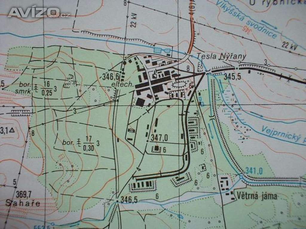 Foto inzerátu Vojenská profesionální tajná mapa Nýřany 1:25