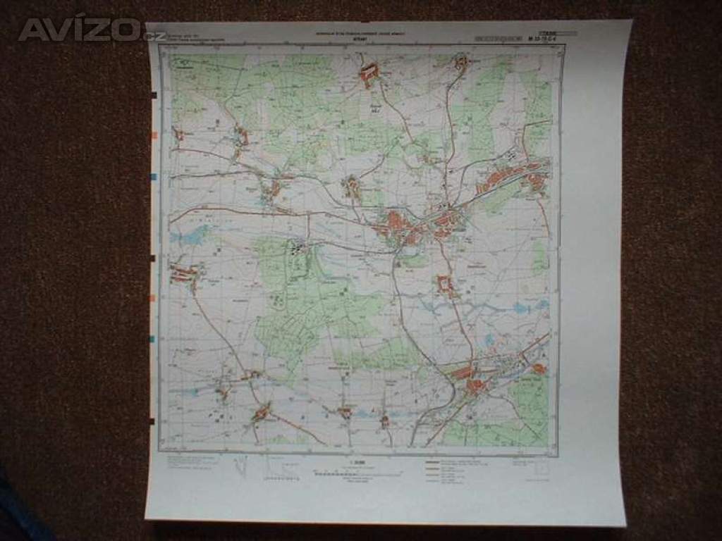 Foto inzerátu Vojenská profesionální tajná mapa Nýřany 1:25