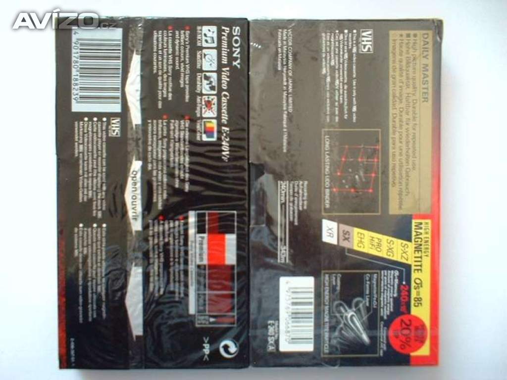 Foto inzerátu Sony Premium V Videokazeta a JVC