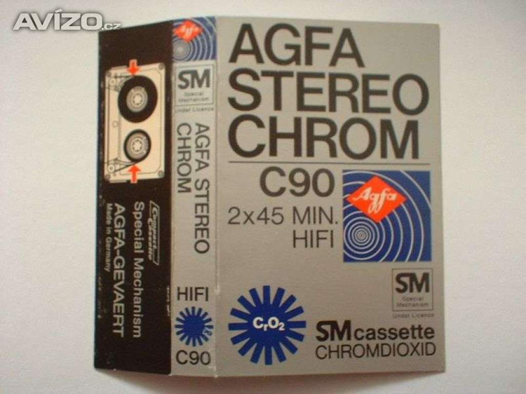 Foto inzerátu Audiokazeta High CrO2 70 léta Agfa německá kvalita