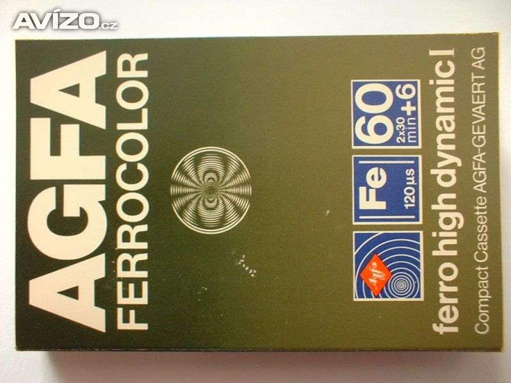Foto inzerátu Audiokazeta High CrO2 70 léta Agfa německá kvalita