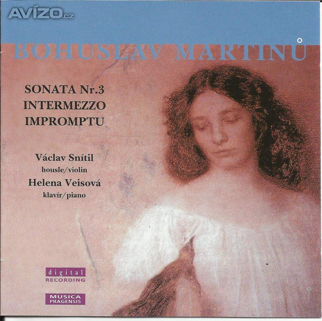Martinù Bohuslav Sonata Intermezzo Impromptu