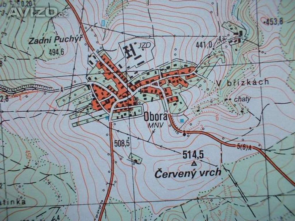 Foto inzerátu Vojenská profesionální tajná mapa Kaznějov