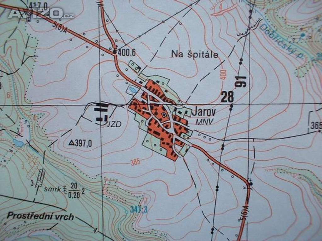 Foto inzerátu Vojenská profesionální tajná mapa Kaznějov