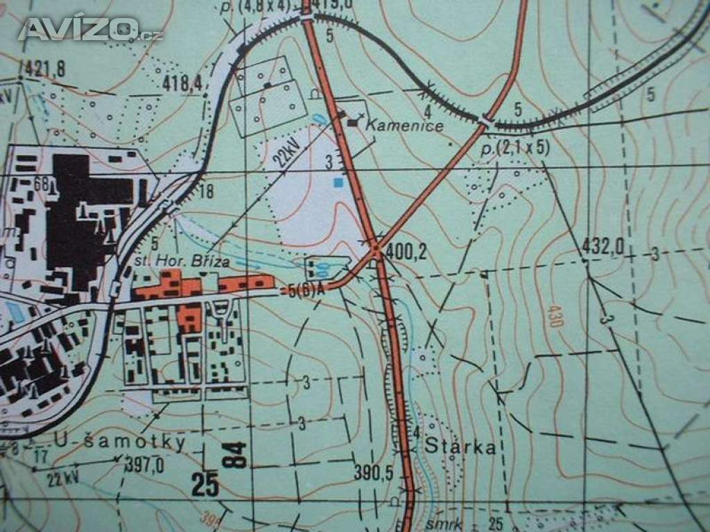 Foto inzerátu Vojenská profesionální tajná mapa Kaznějov