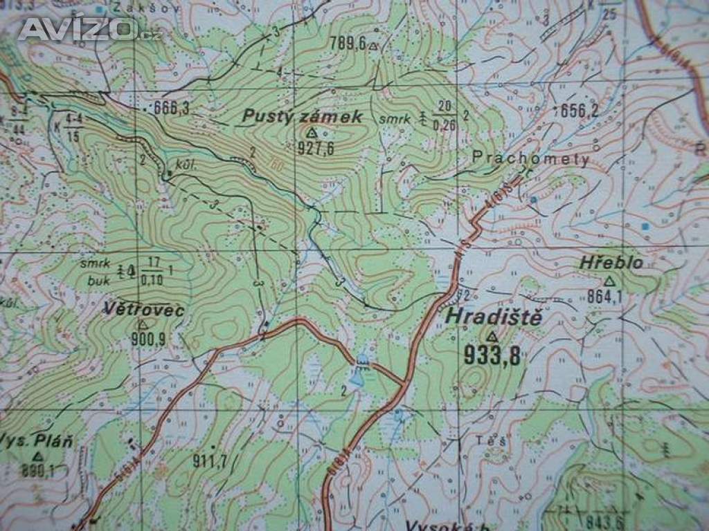 Foto inzerátu Vojenská profesionální tajná mapa Podbořany