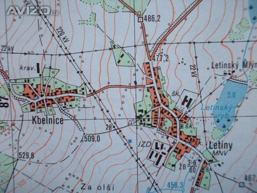 Foto inzerátu Vojenská profesionální tajná mapa Skašov 1:25