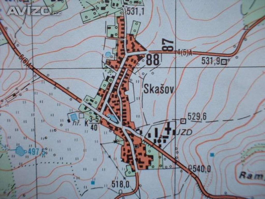 Foto inzerátu Vojenská profesionální tajná mapa Skašov 1:25