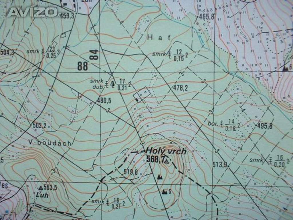 Foto inzerátu Vojenská profesionální tajná mapa Skašov 1:25