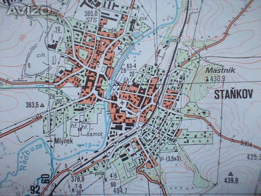 Foto inzerátu Vojenská profesionální tajná mapa Staňkov 1:25