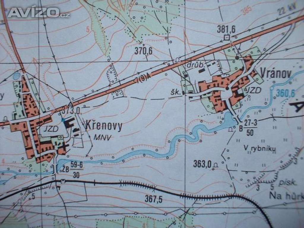 Foto inzerátu Vojenská profesionální tajná mapa Staňkov 1:25