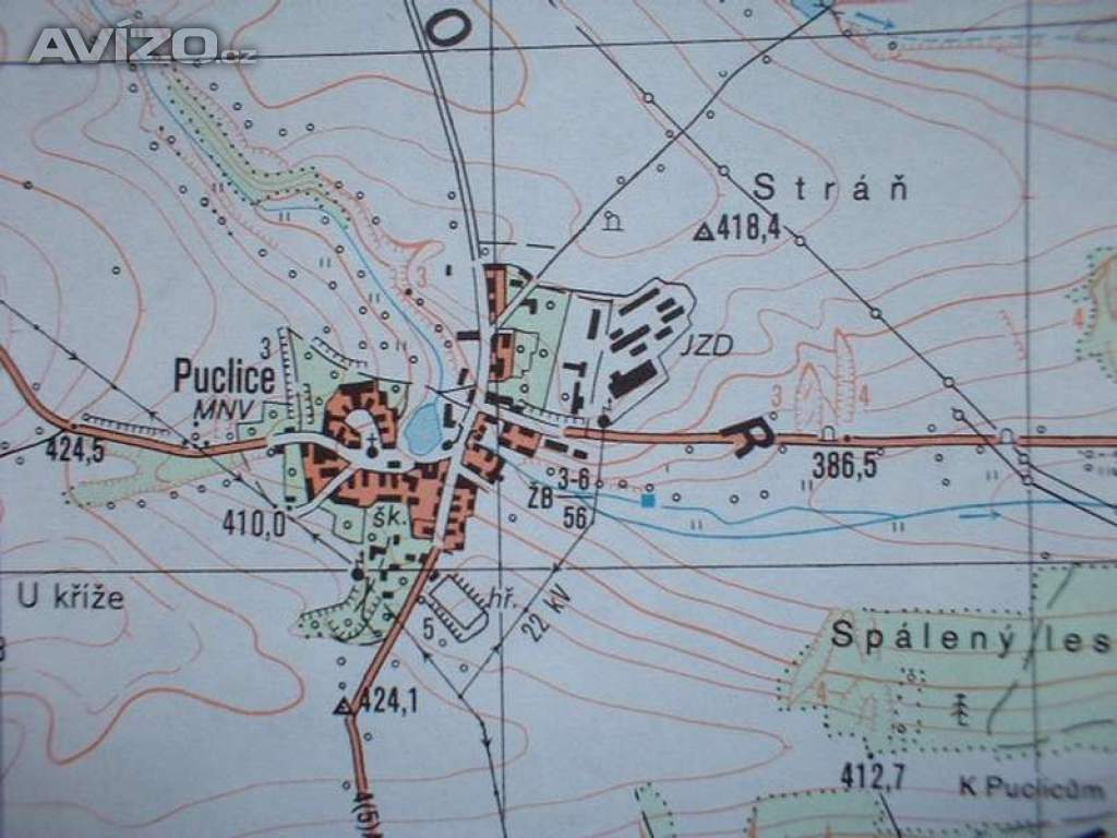 Foto inzerátu Vojenská profesionální tajná mapa Staňkov 1:25