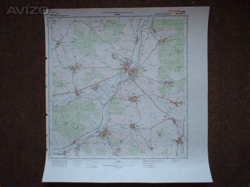 Foto inzerátu Vojenská profesionální tajná mapa Staňkov 1:25