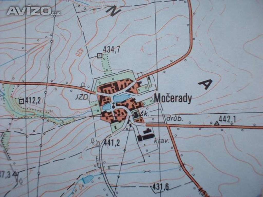 Foto inzerátu Vojenská profesionální tajná mapa Staňkov 1:25