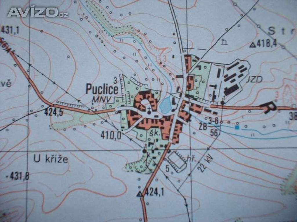 Foto inzerátu Vojenská profesionální tajná mapa Staňkov 1:25