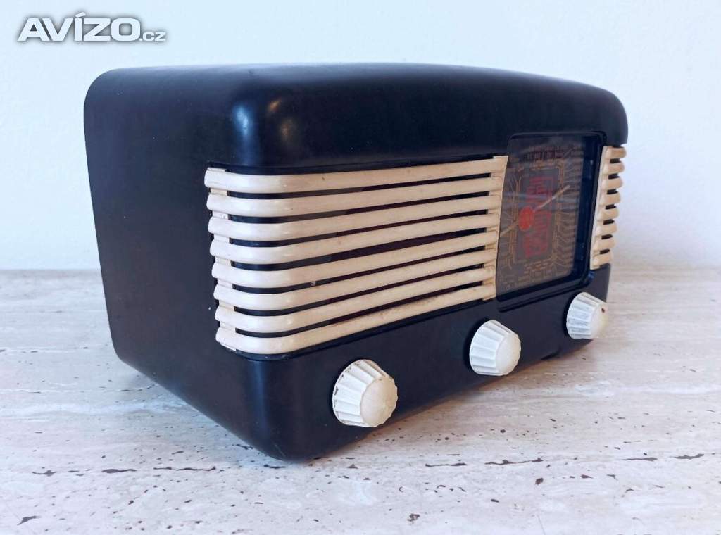 Foto inzerátu Starožitné rádio Tesla Talisman 306U, plně funkční, krásný stav po renovaci