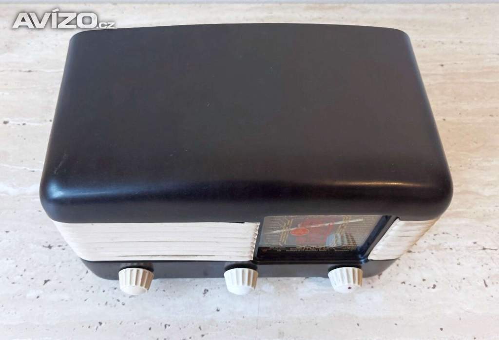 Foto inzerátu Starožitné rádio Tesla Talisman 306U, plně funkční, krásný stav po renovaci
