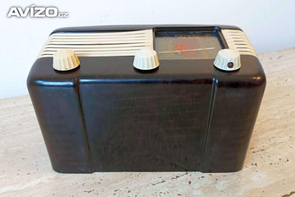 Foto inzerátu Starožitné rádio Tesla Talisman 306U, plně funkční, krásný stav po renovaci