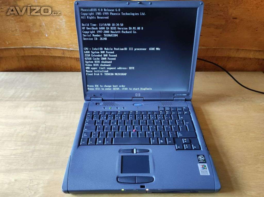 Foto inzerátu HP OmniBook 6000 téměř nepoužitý