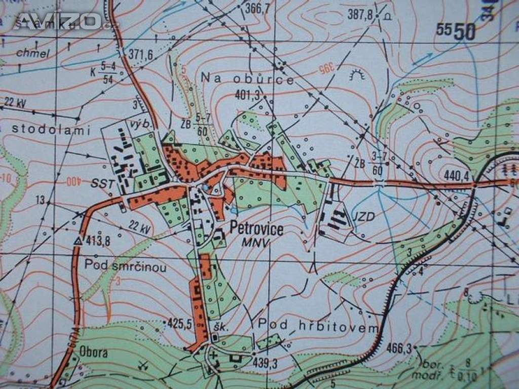 Foto inzerátu Vojenská profesionální tajná mapa Lubná 1:25
