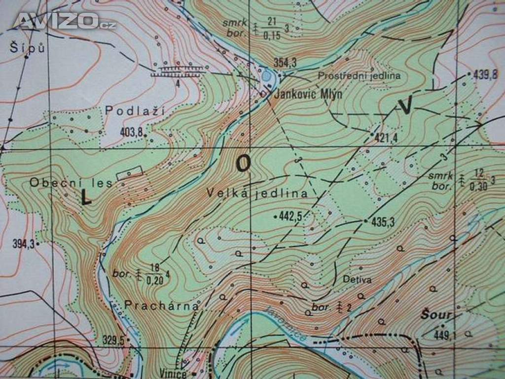 Foto inzerátu Vojenská profesionální tajná mapa Lubná 1:25