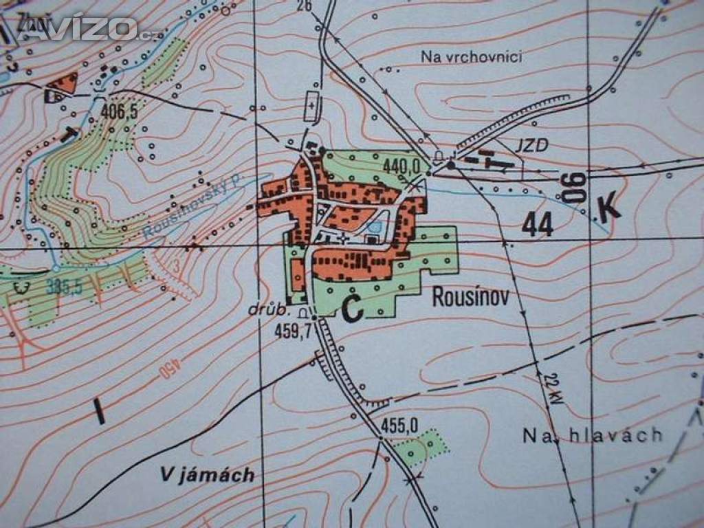 Foto inzerátu Vojenská profesionální tajná mapa Lubná 1:25
