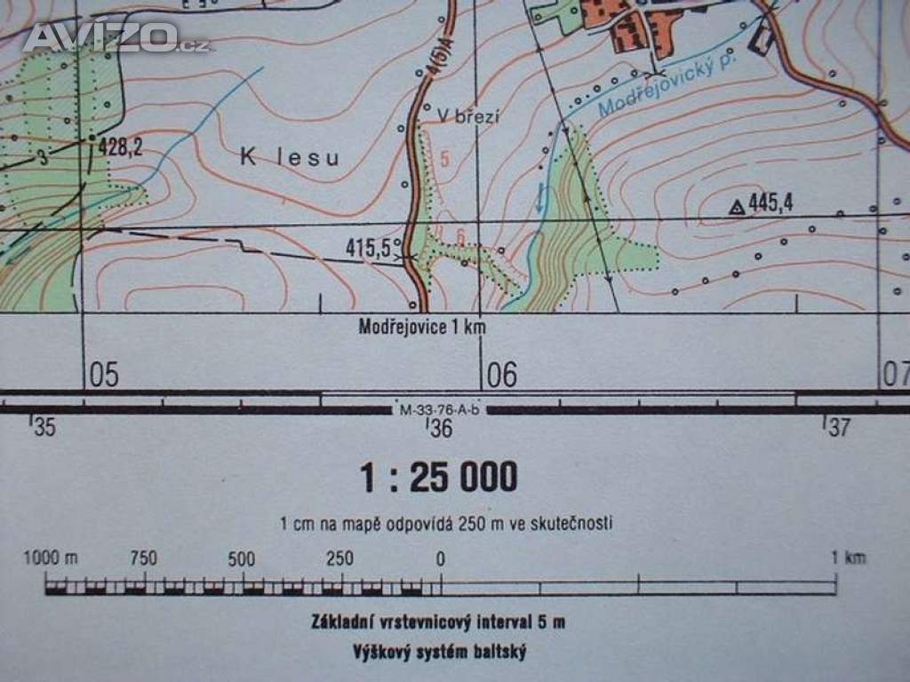 Foto inzerátu Vojenská profesionální tajná mapa Lubná 1:25