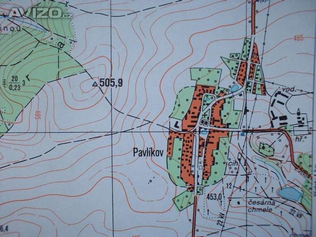 Foto inzerátu Vojenská profesionální tajná mapa Lubná 1:25