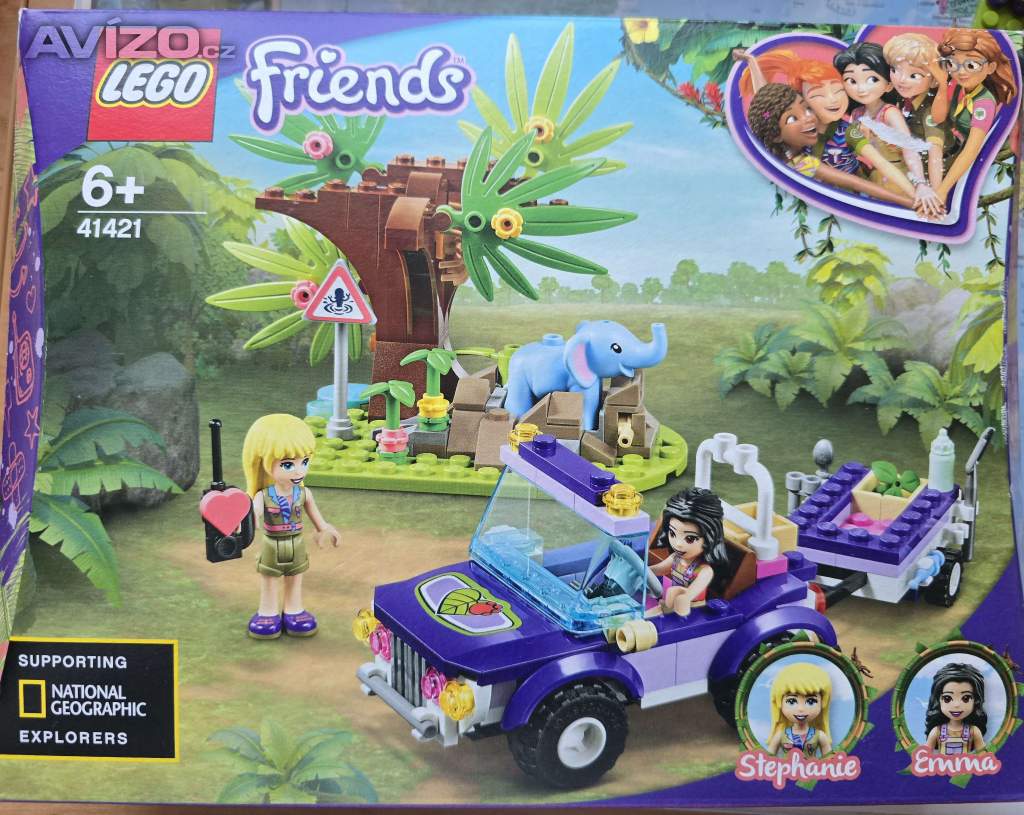 Lego Friends - Záchrana slůněte v džungli