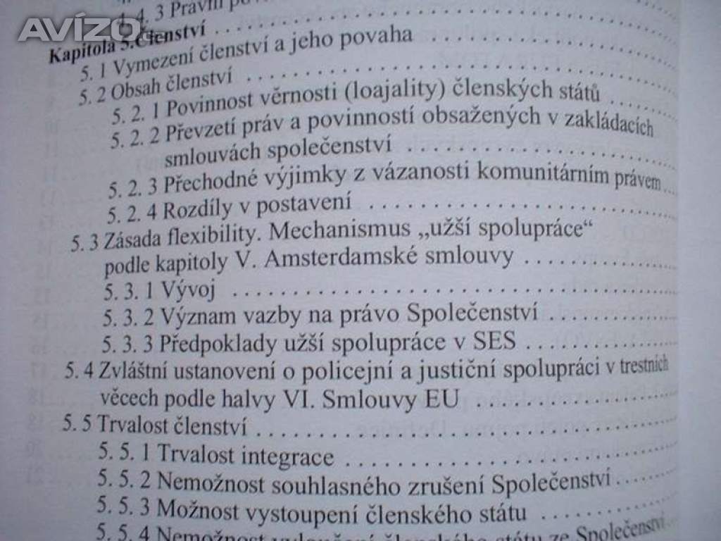 Foto inzerátu Evropské právo podrobná učebnice