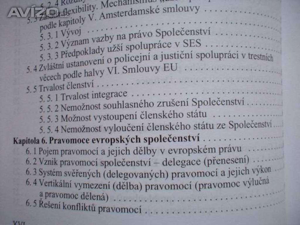 Foto inzerátu Evropské právo podrobná učebnice