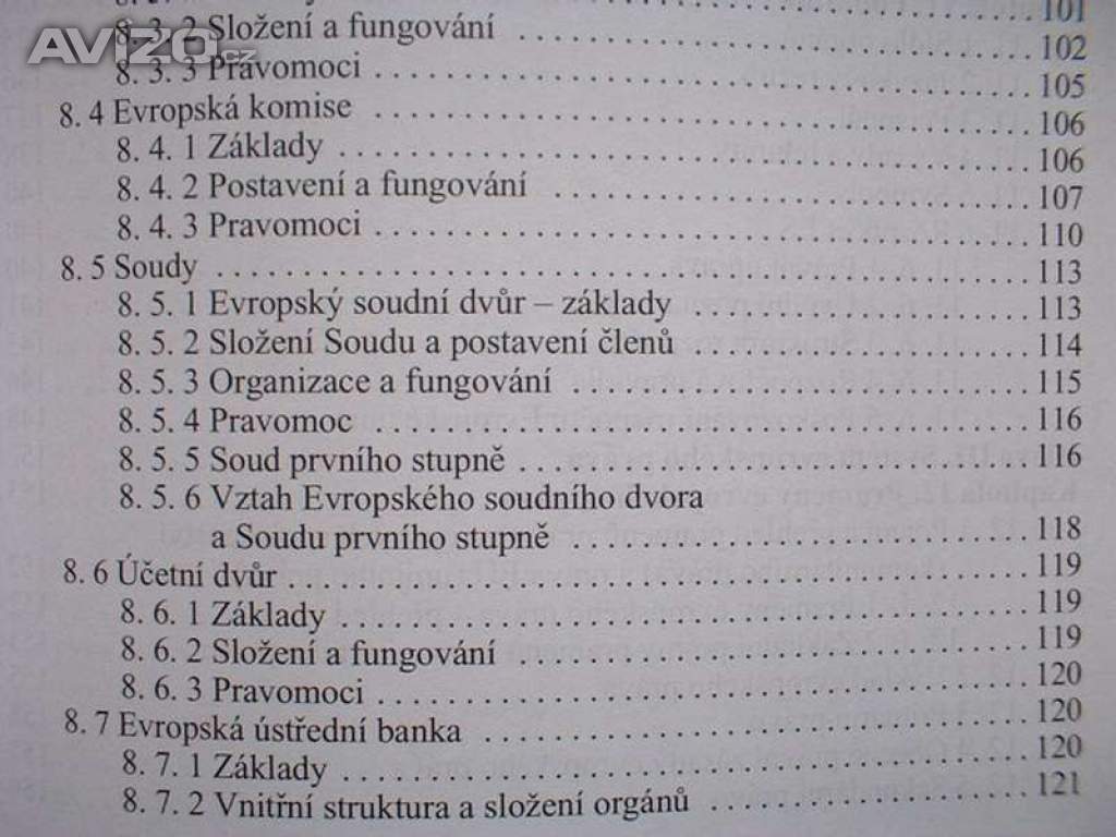 Foto inzerátu Evropské právo podrobná učebnice