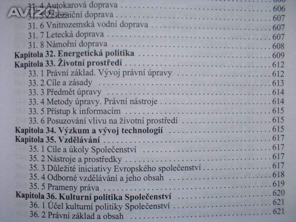 Foto inzerátu Evropské právo podrobná učebnice