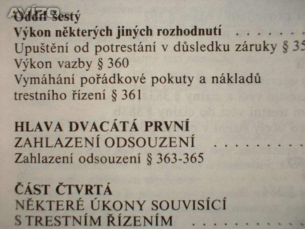 Foto inzerátu Trestní zákon Komentované vydání s vysvětlením