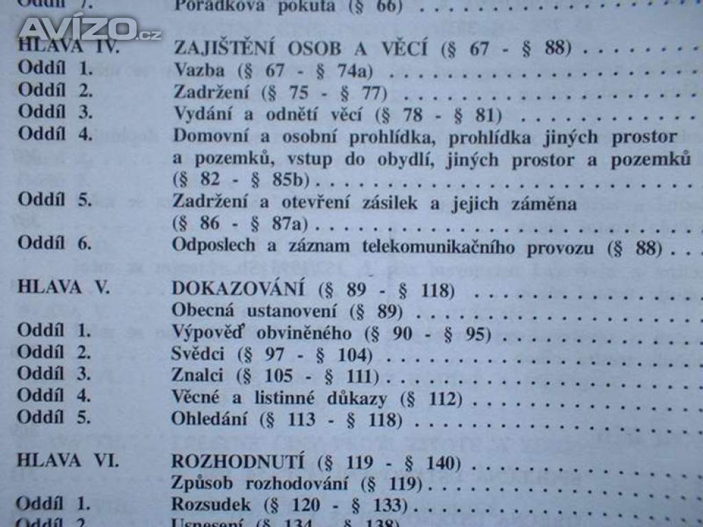 Foto inzerátu Trestní zákon a trestní řád Poznámkové vydání vysvětlením