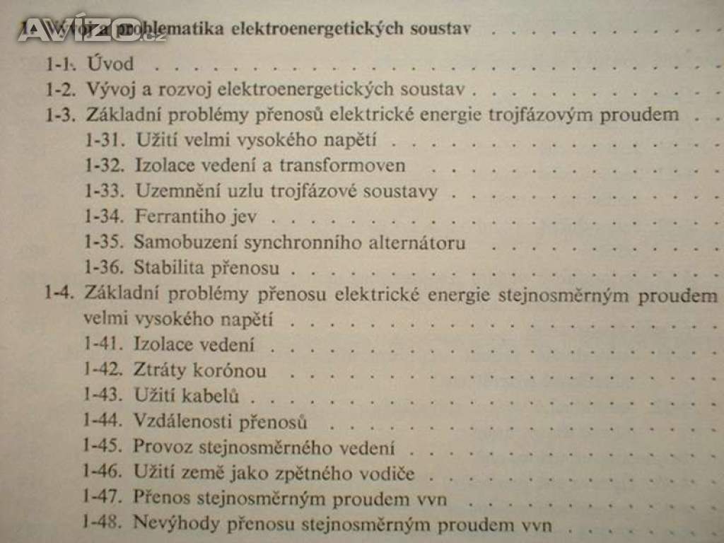 Foto inzerátu Teoretická elektroenergetika rozvodné sítě elektřina