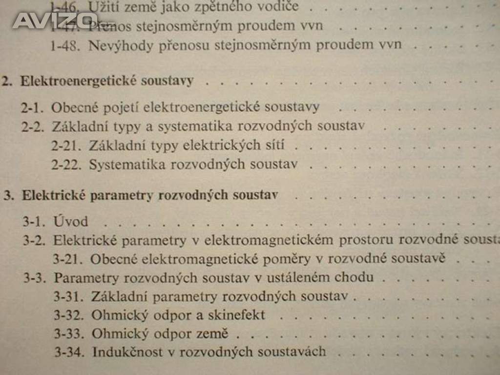 Foto inzerátu Teoretická elektroenergetika rozvodné sítě elektřina