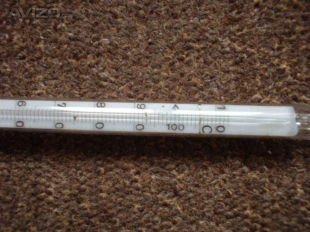 Foto inzerátu Starý průmyslový teploměr s montáží ke stroji -5 - 110°