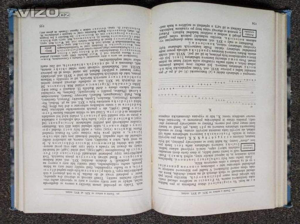 Foto inzerátu Dějepis hudby z roku 1930