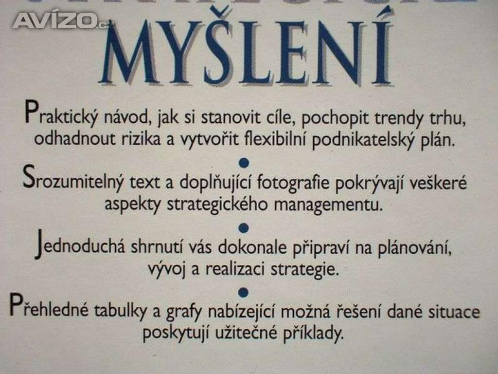 Foto inzerátu Kniha Strategické myšlení Bruce & Landgon