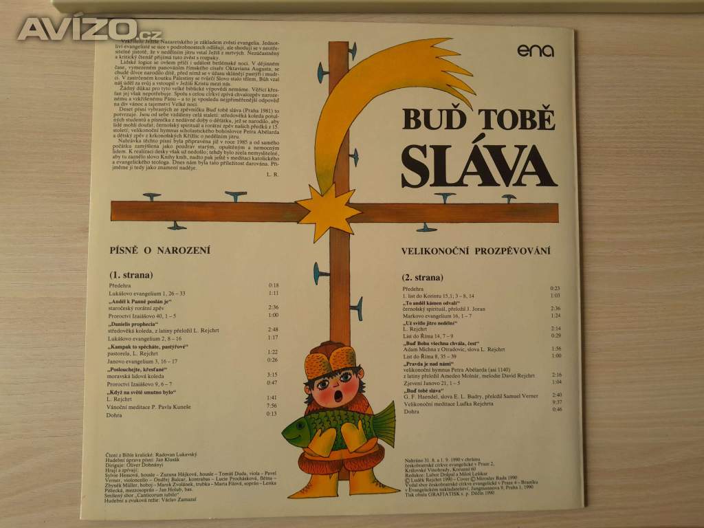 Foto inzerátu Buď tobě sláva - čtení z Bible, vánoční a velikonoční písně 