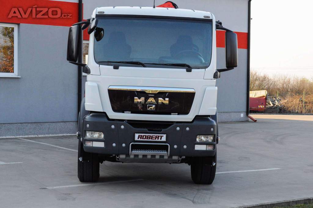 Foto inzerátu 6X4 MAN TGS 33.400 HÁKOVÝ NOSIČ KONTEJNERŮ + HYDRAULICKÁ RUKA