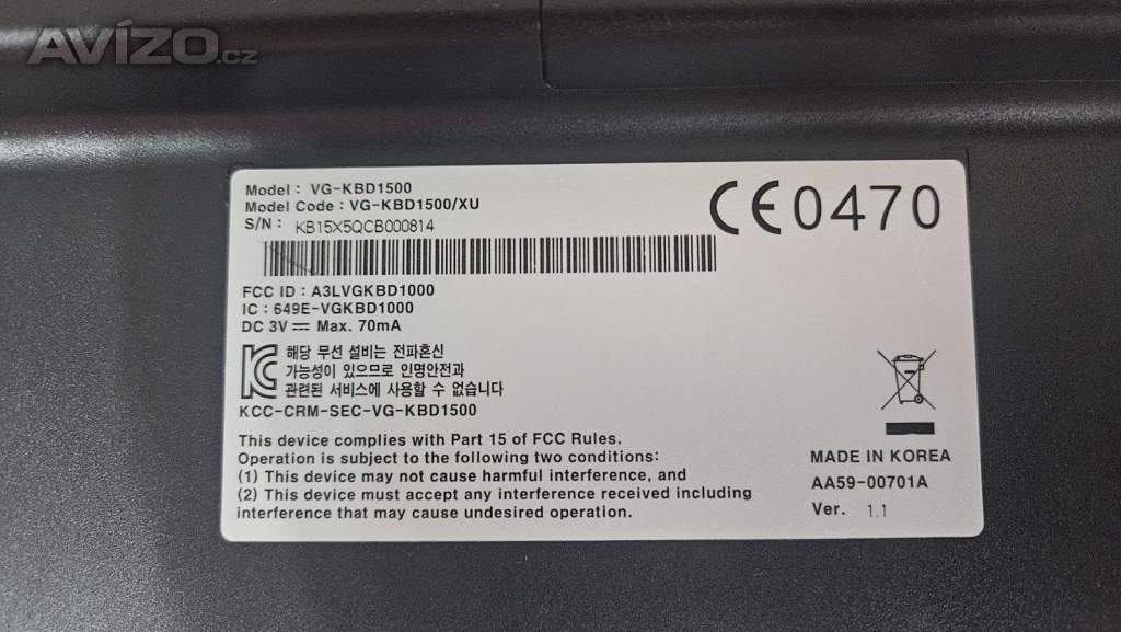 Foto inzerátu Bluetooth klávesnice k TV Samsung